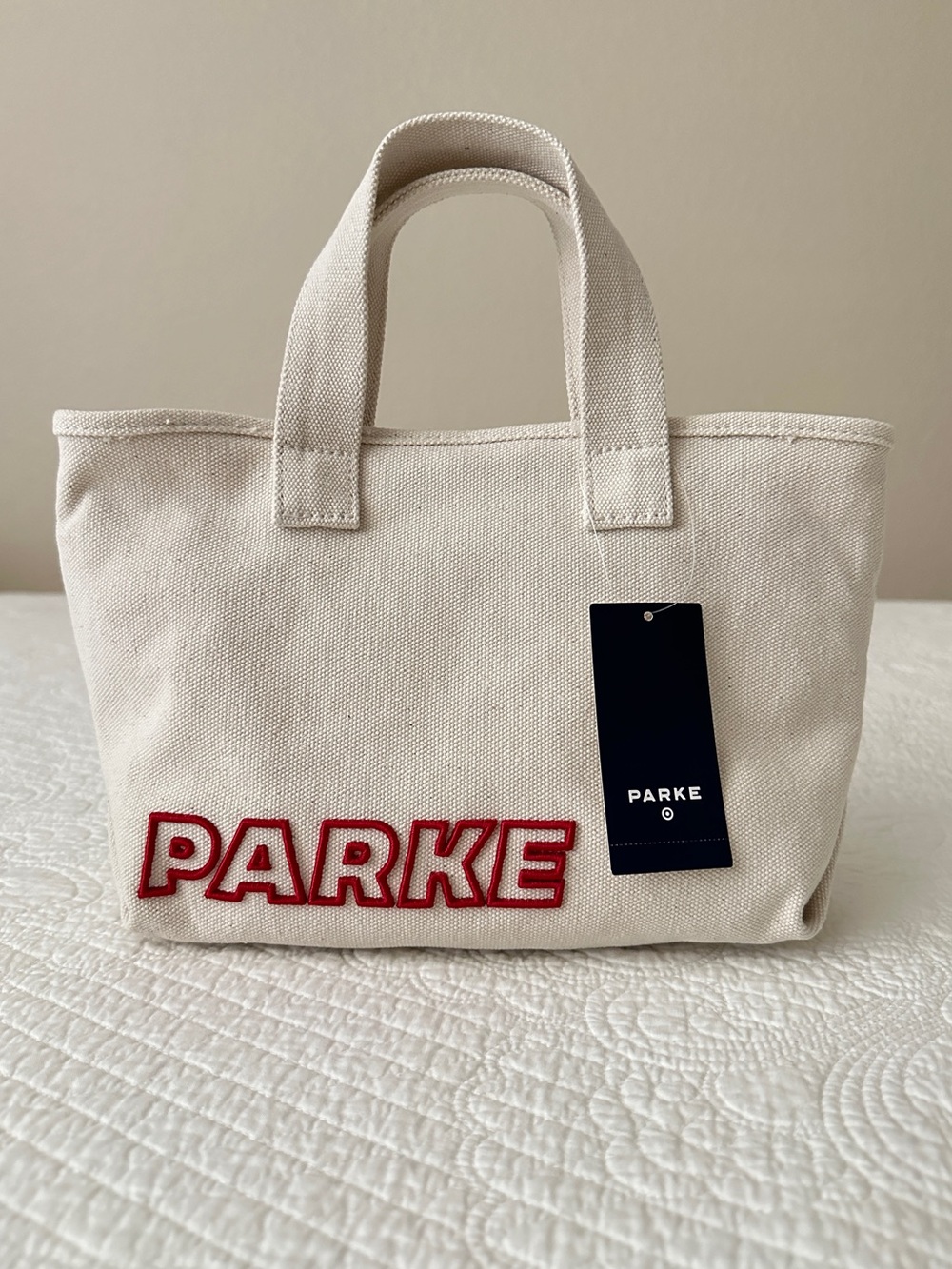 NWT PARKE x TARGET Mini Canvas Tote Bag